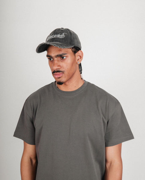 DISTRESSED ANNIVERSARY LOGO DAD HAT