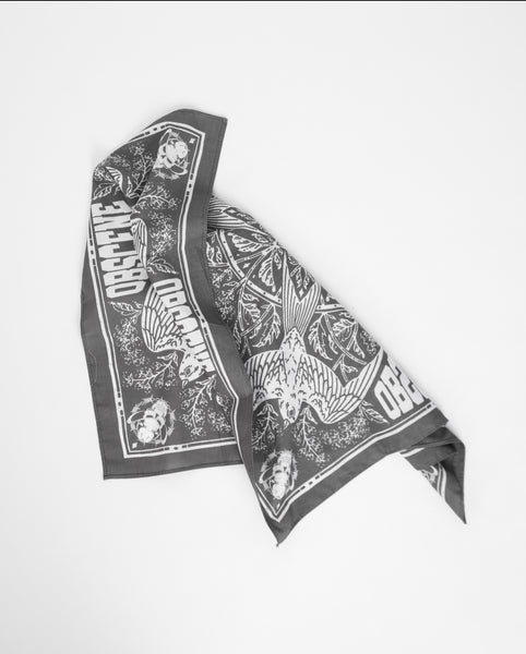 WESTERN BANDANA (CHARCOAL)