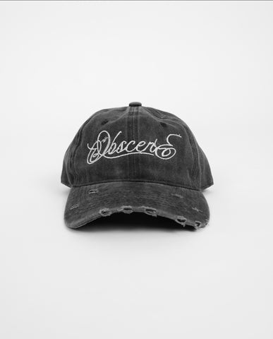 DISTRESSED ANNIVERSARY LOGO DAD HAT